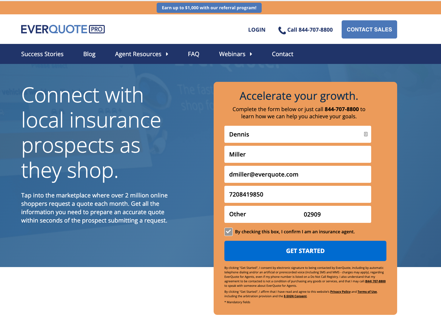 EverQuote Online Insurance Leads For Agents